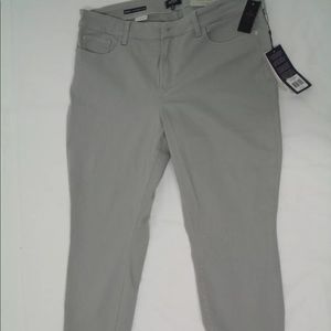 NYJD Convertible Ankle 2-N-1 Cropped Jeans Gray